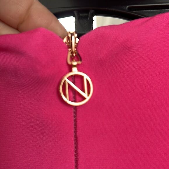 Nookie Envy Mini Long Sleeve Dress Small in Neon Pink $249 #21 - Picture 6 of 8